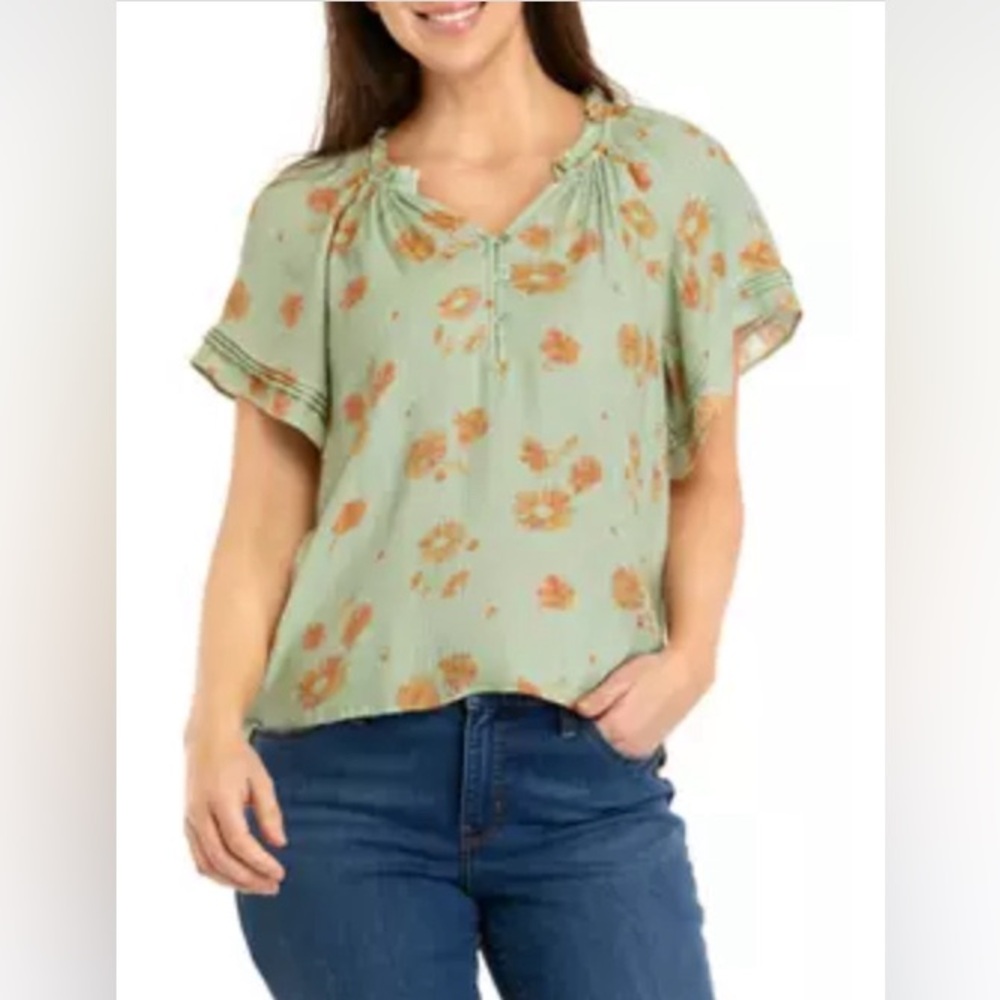 NWT. Plus Wonderly Dewy/Daisy floral print size 2X